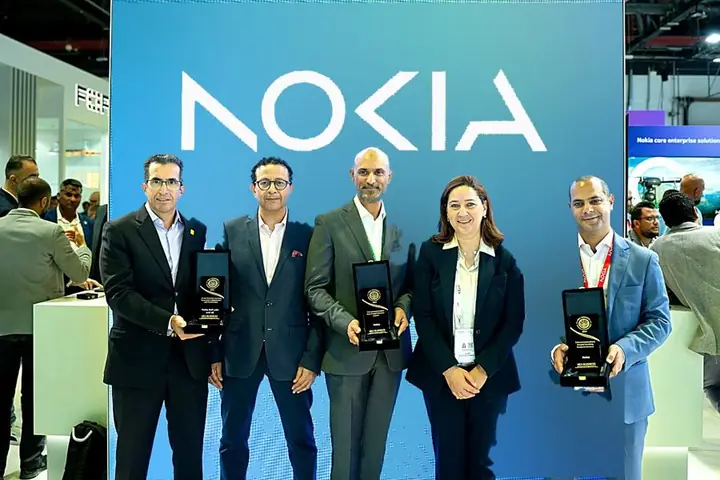 Nokia team with three awards on the Nokia stand at GITEX