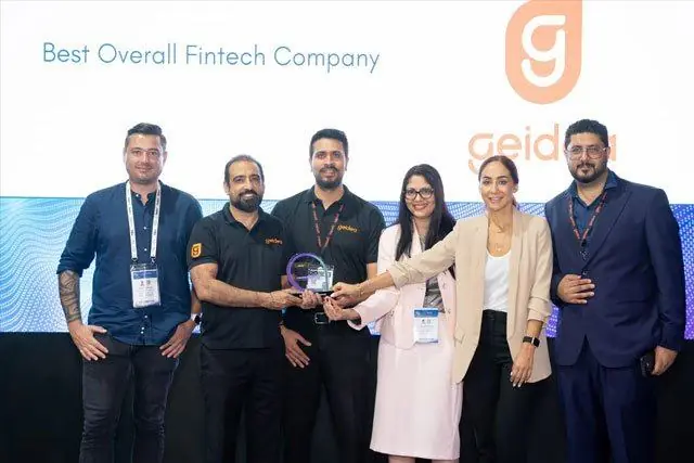 Geidea team with their trophy